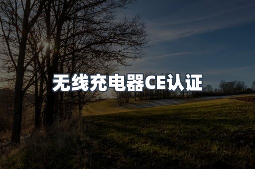 无线充电器CE认证